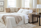 Bridgepoint Almond 2-Piece Sleeper Sectional with LAF Chaise from Ashley - Luna Furniture