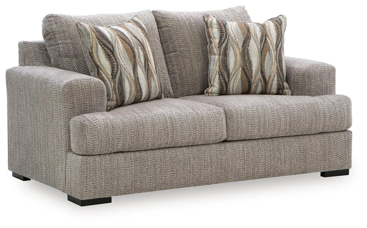 Lofwood Fossil Loveseat from Ashley - Luna Furniture
