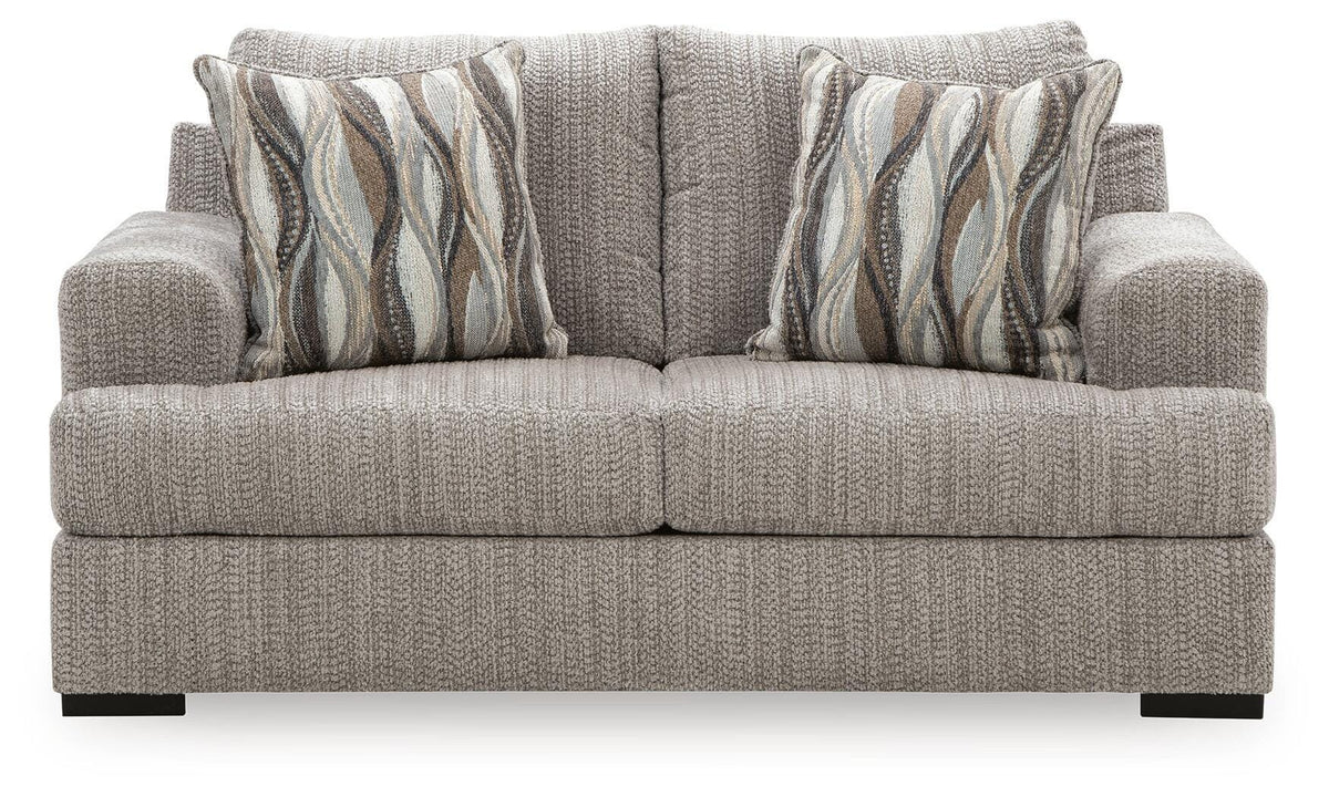 Lofwood Fossil Loveseat from Ashley - Luna Furniture