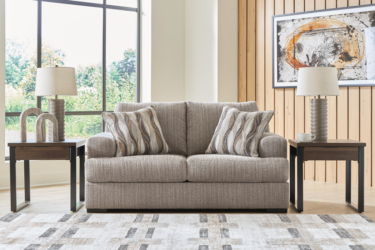 Lofwood Fossil Loveseat from Ashley - Luna Furniture