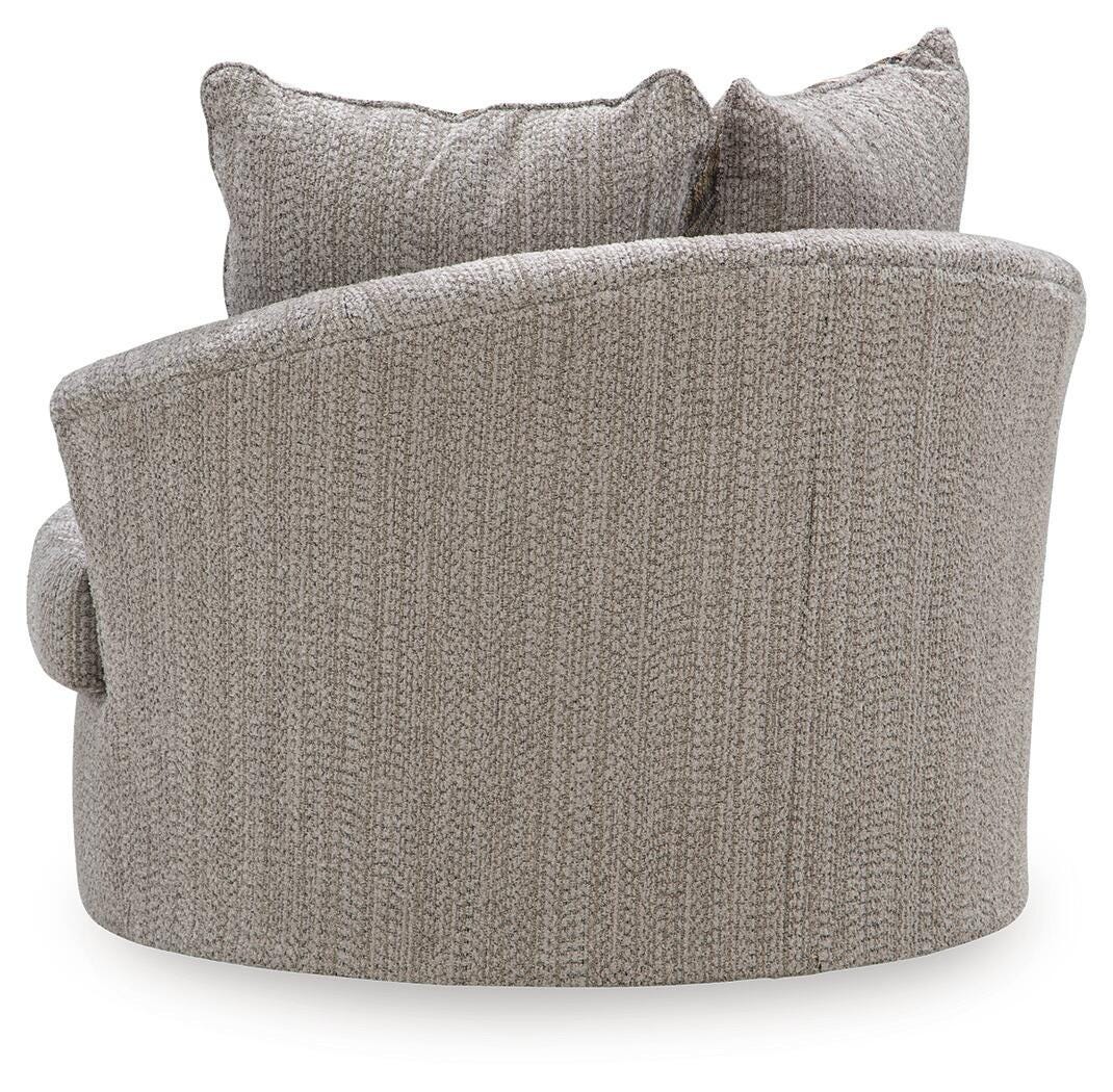 Lofwood Fossil Swivel Accent Chair from Ashley - Luna Furniture