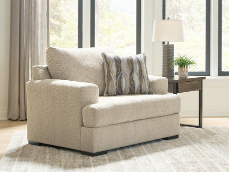 Lofwood Oatmeal Oversized Chair from Ashley Furniture - Luna Furniture