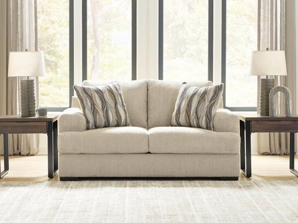 Lofwood Oatmeal Loveseat
