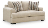 Lofwood Oatmeal Loveseat from Ashley - Luna Furniture