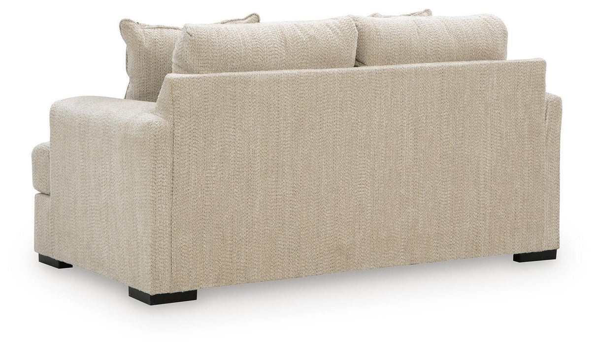 Lofwood Oatmeal Loveseat from Ashley - Luna Furniture