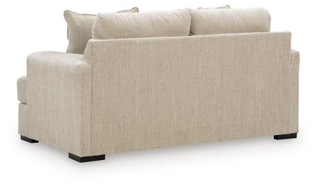 Lofwood Oatmeal Loveseat from Ashley - Luna Furniture