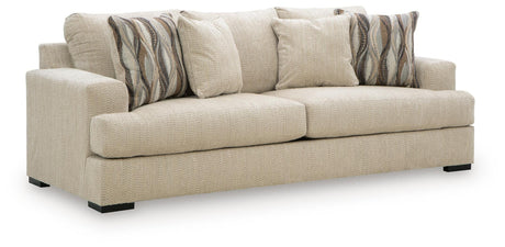 Lofwood Oatmeal Sofa from Ashley - Luna Furniture