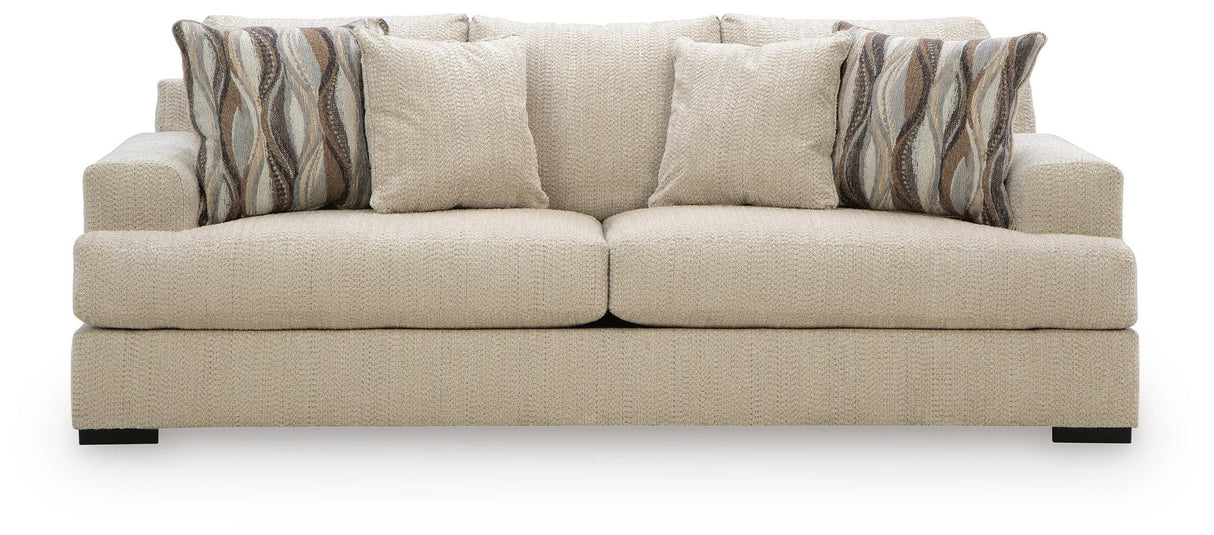 Lofwood Oatmeal Sofa from Ashley - Luna Furniture