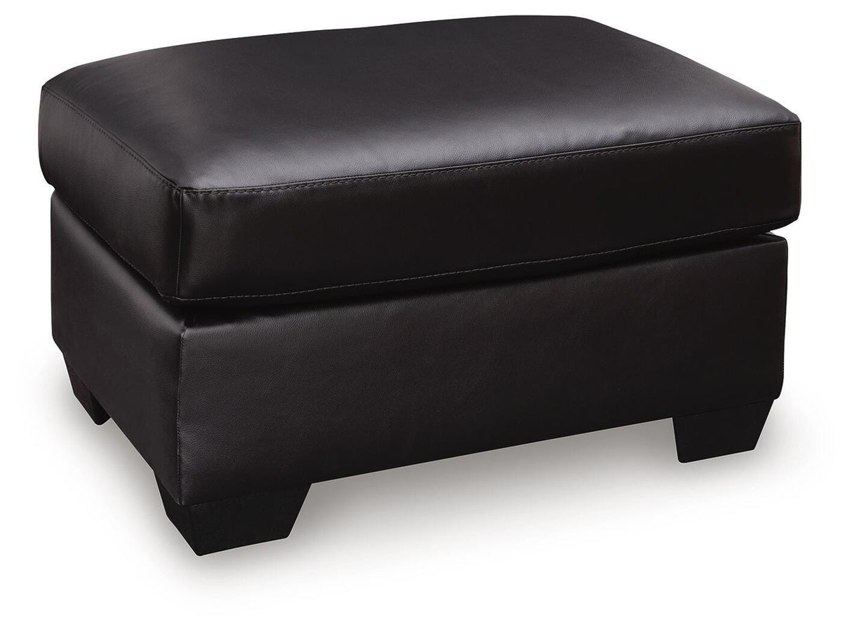 Glennbre Midnight Ottoman from Ashley Furniture - Luna Furniture
