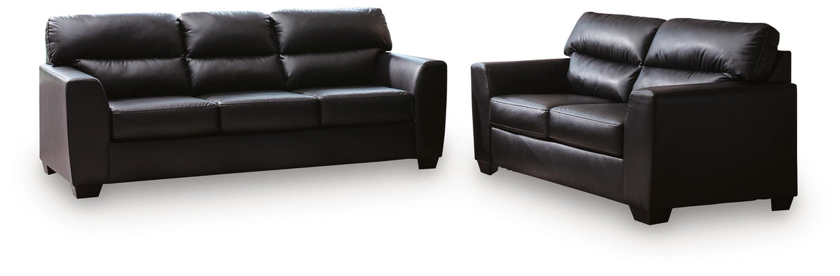 Glennbre Midnight Sofa and Loveseat from Ashley Furniture - Luna Furniture