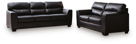 Glennbre Midnight Sofa and Loveseat from Ashley Furniture - Luna Furniture