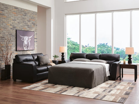 Glennbre Midnight Queen Sofa Sleeper from Ashley Furniture - Luna Furniture