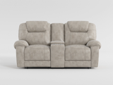 Traverse Gray Corduroy Ottoman from Homelegance - Luna Furniture
