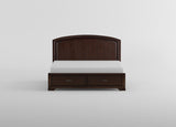 Hudson Cherry King Storage Platform Bed from Homelegance - Luna Furniture