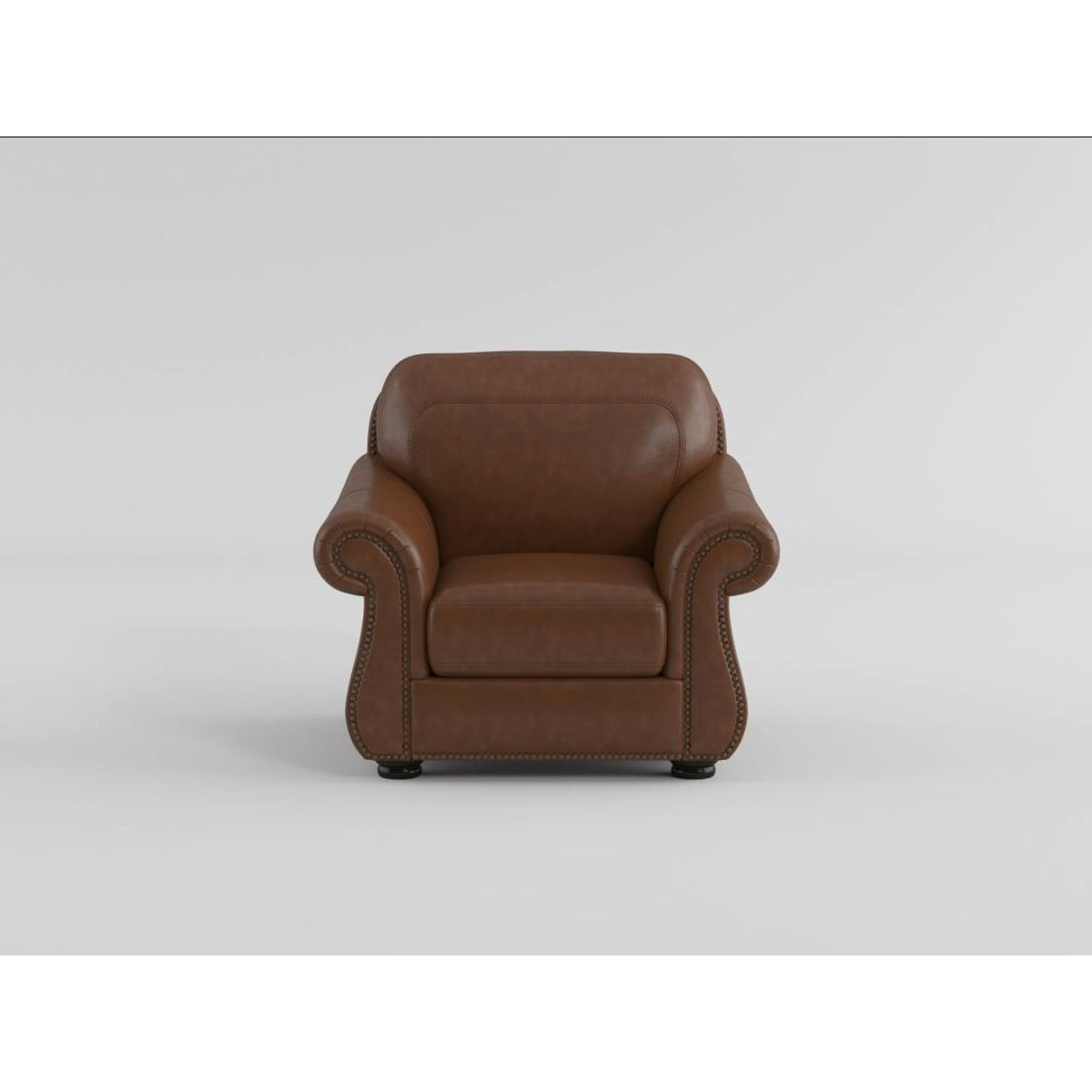 Attleboro Brown Leather Chair from Homelegance - Luna Furniture