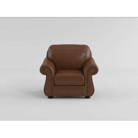Attleboro Brown Leather Chair from Homelegance - Luna Furniture