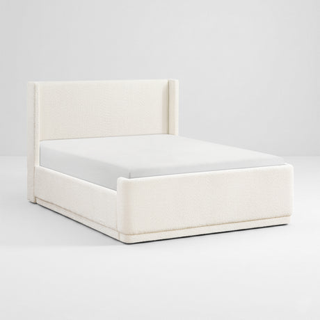 Carmel Beige Eastern King Platform Bed from Homelegance - Luna Furniture