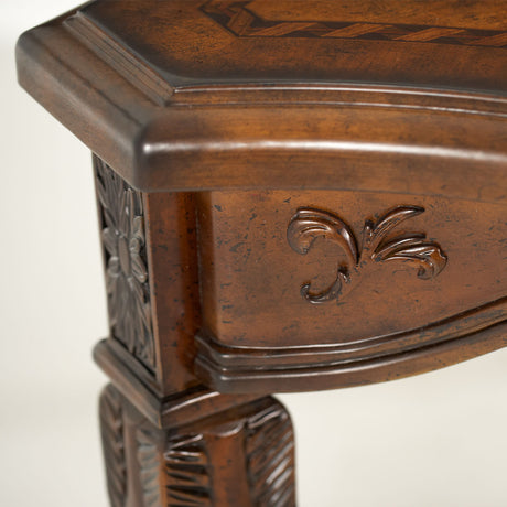 Windsor Court Vintage Fruitwood Gathering Table from Michael Amini - Luna Furniture