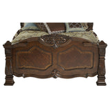 Windsor Court Vintage Fruitwood Queen Mansion Bed from Michael Amini - Luna Furniture