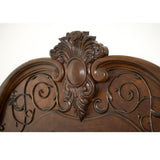 Windsor Court Vintage Fruitwood Queen Mansion Bed from Michael Amini - Luna Furniture