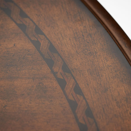 Windsor Court Vintage Fruitwood Round Dining Table from Michael Amini - Luna Furniture