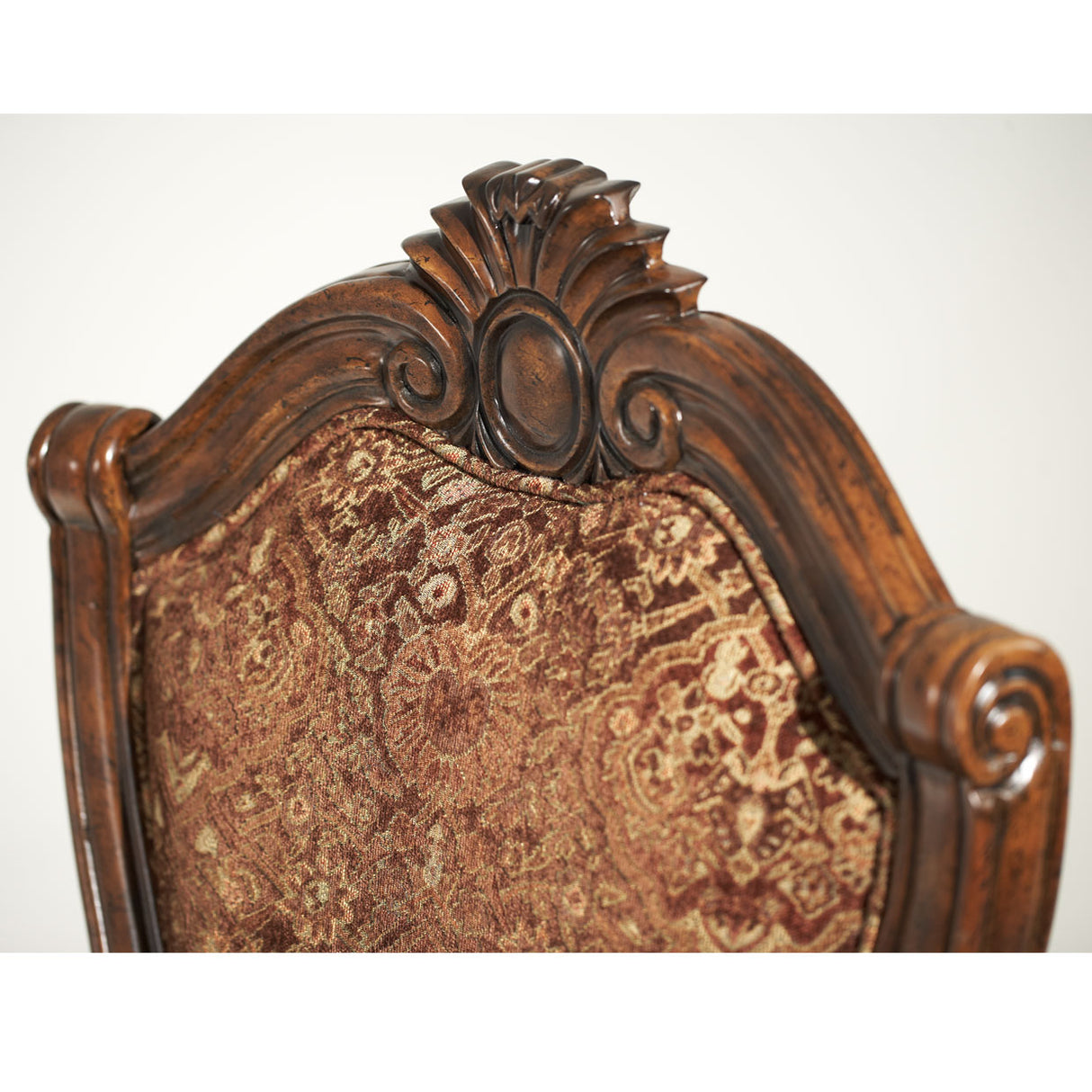 Windsor Court Vintage Fruitwood Counter Height Chair from Michael Amini - Luna Furniture