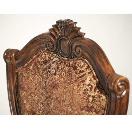 Windsor Court Vintage Fruitwood Counter Height Chair from Michael Amini - Luna Furniture