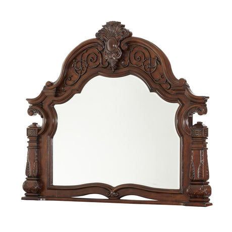 Windsor Court Vintage Fruitwood Dresser Mirror from Michael Amini - Luna Furniture