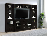 Lewes Cappuccino 4-Piece Entertainment Center from Coaster - Luna Furniture