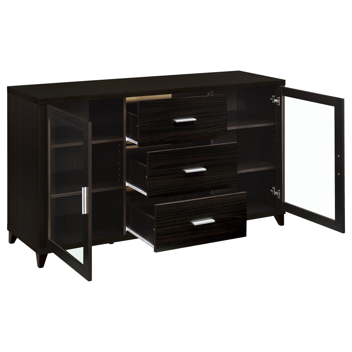 Lewes Cappuccino 4-Piece Entertainment Center from Coaster - Luna Furniture