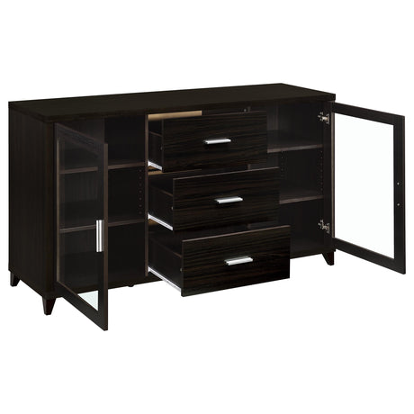 Lewes Cappuccino 4-Piece Entertainment Center from Coaster - Luna Furniture