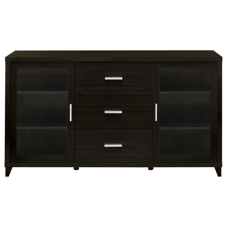 Lewes Cappuccino 4-Piece Entertainment Center from Coaster - Luna Furniture