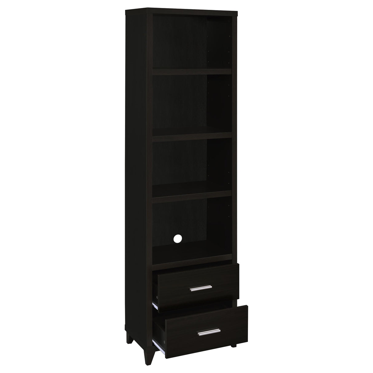 Lewes Cappuccino 4-Piece Entertainment Center from Coaster - Luna Furniture