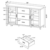 Lewes Cappuccino 4-Piece Entertainment Center from Coaster - Luna Furniture
