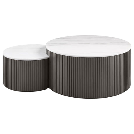 HP0426 Charcoal Nesting Coffee Table from Coaster - Luna Furniture