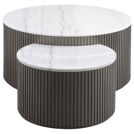 HP0426 Charcoal Nesting Coffee Table from Coaster - Luna Furniture