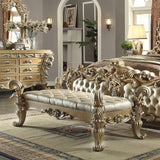 HD-7012 Pickle Frost/Antique Silver Bench from Homey Design - Luna Furniture