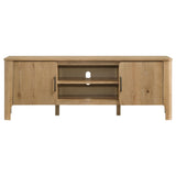 Rowe Light Oak 65-inch 2-door Wood TV Stand Media Console from Coaster - Luna Furniture