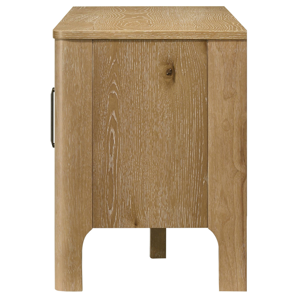 Rowe Light Oak 65-inch 2-door Wood TV Stand Media Console from Coaster - Luna Furniture