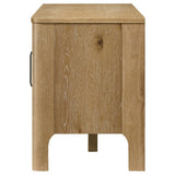 Rowe Light Oak 65-inch 2-door Wood TV Stand Media Console from Coaster - Luna Furniture
