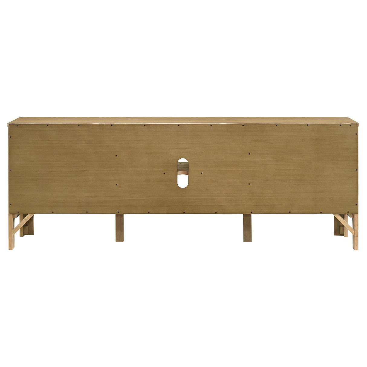 Rowe Light Oak 65-inch 2-door Wood TV Stand Media Console from Coaster - Luna Furniture