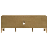 Rowe Light Oak 65-inch 2-door Wood TV Stand Media Console from Coaster - Luna Furniture