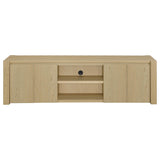 Laurelton Light Oak 78-inch 4-door TV Stand Media Console from Coaster - Luna Furniture
