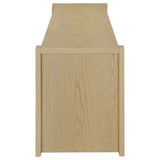 Laurelton Light Oak 78-inch 4-door TV Stand Media Console from Coaster - Luna Furniture