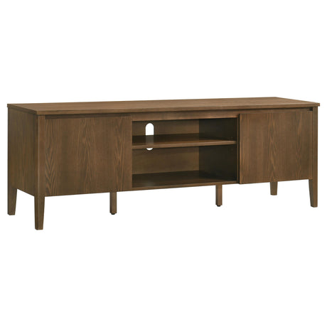 Thori Dark Brown 63-inch 2-door TV Stand Media Console from Coaster - Luna Furniture