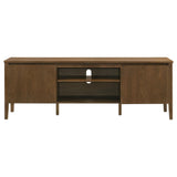Thori Dark Brown 63-inch 2-door TV Stand Media Console from Coaster - Luna Furniture