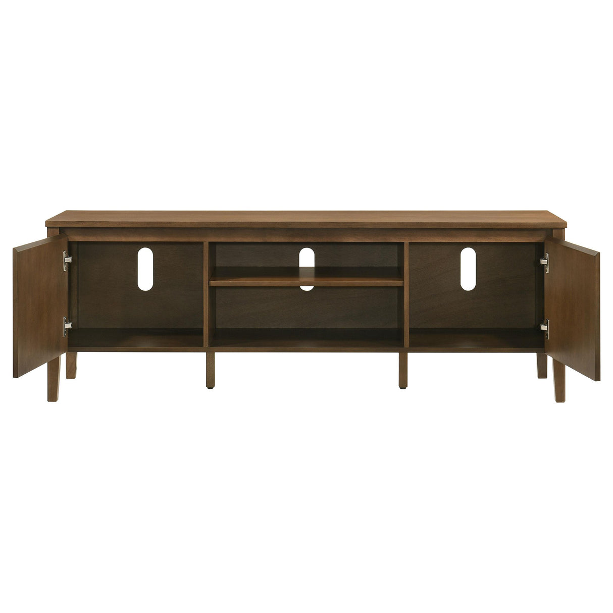 Thori Dark Brown 63-inch 2-door TV Stand Media Console from Coaster - Luna Furniture