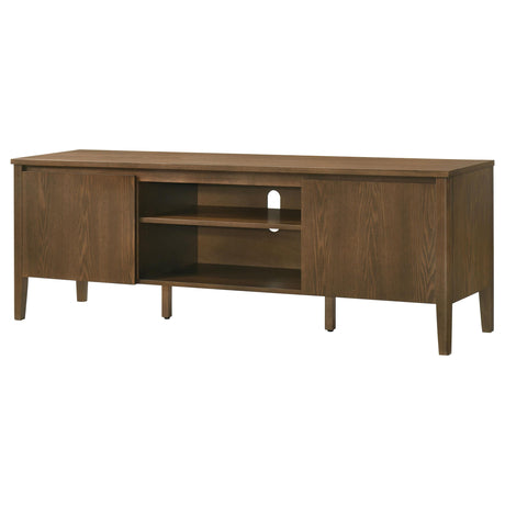 Thori Dark Brown 63-inch 2-door TV Stand Media Console from Coaster - Luna Furniture