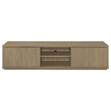 Ingram Latte 4-Door TV Stand for TVs up to 85" from Coaster - Luna Furniture
