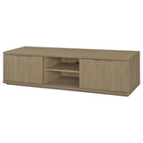 Ingram Latte 4-Door TV Stand for TVs up to 85" from Coaster - Luna Furniture